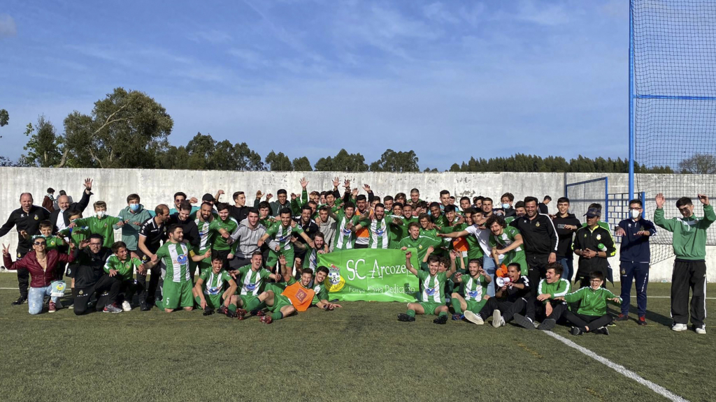 SC Arcozelo - vitória sobre o Serzedo, a 10 de abril