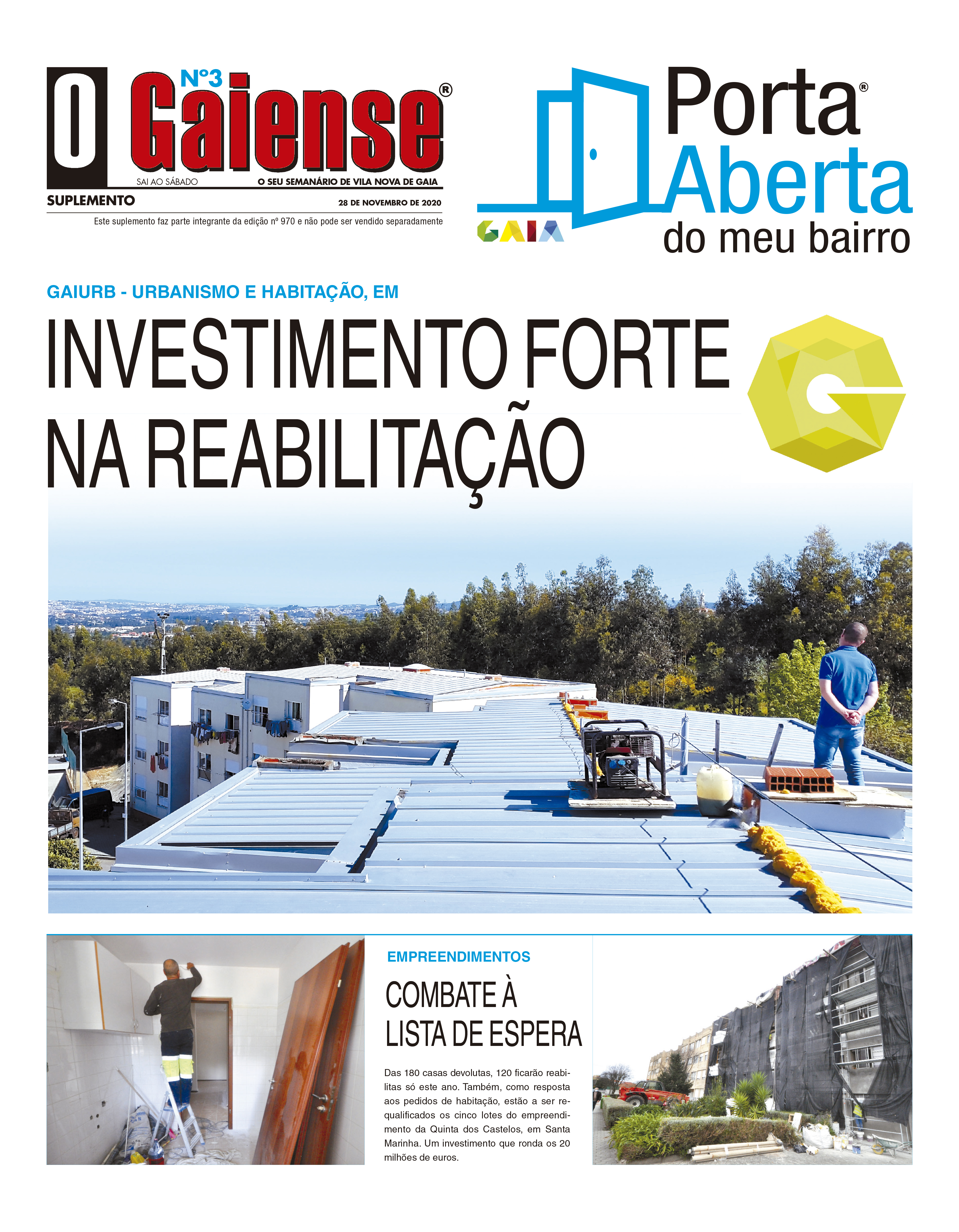 Capa do Suplemento Porta Aberta