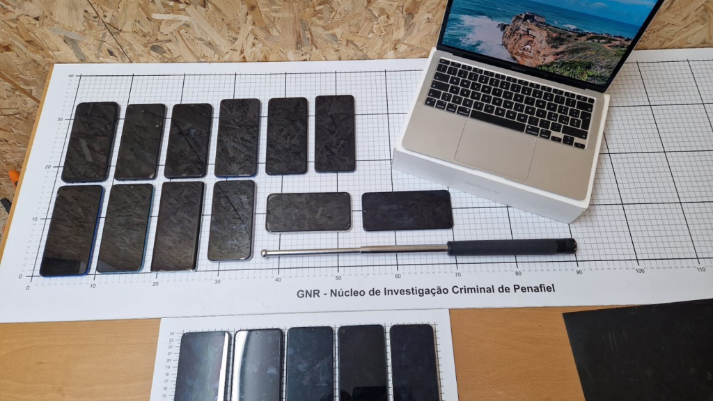 materiais apreendidos