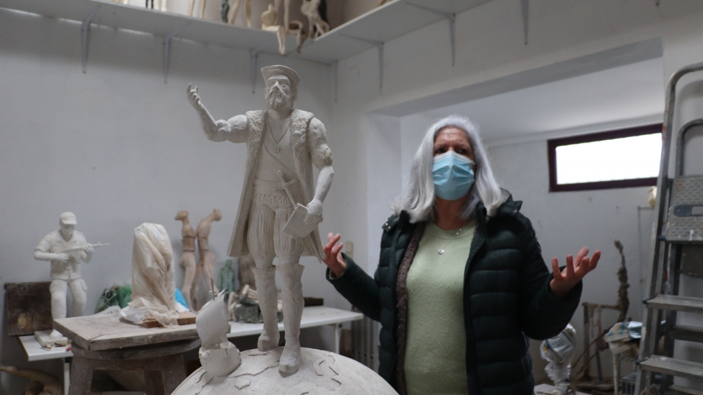 Margarida Santos na sua Casa Atelier