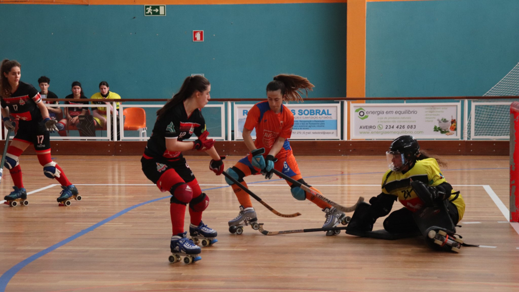 Duelo hóquei em patins - primeiro jogo entre CENAP e ACD Gulpilhares